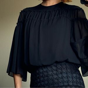 Alice+Olivia Black  Blouse Size XS